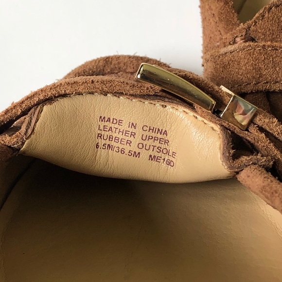 MICHAEL KORS Suede Loafers/Flats with Gold buckle - Picture 5 of 7